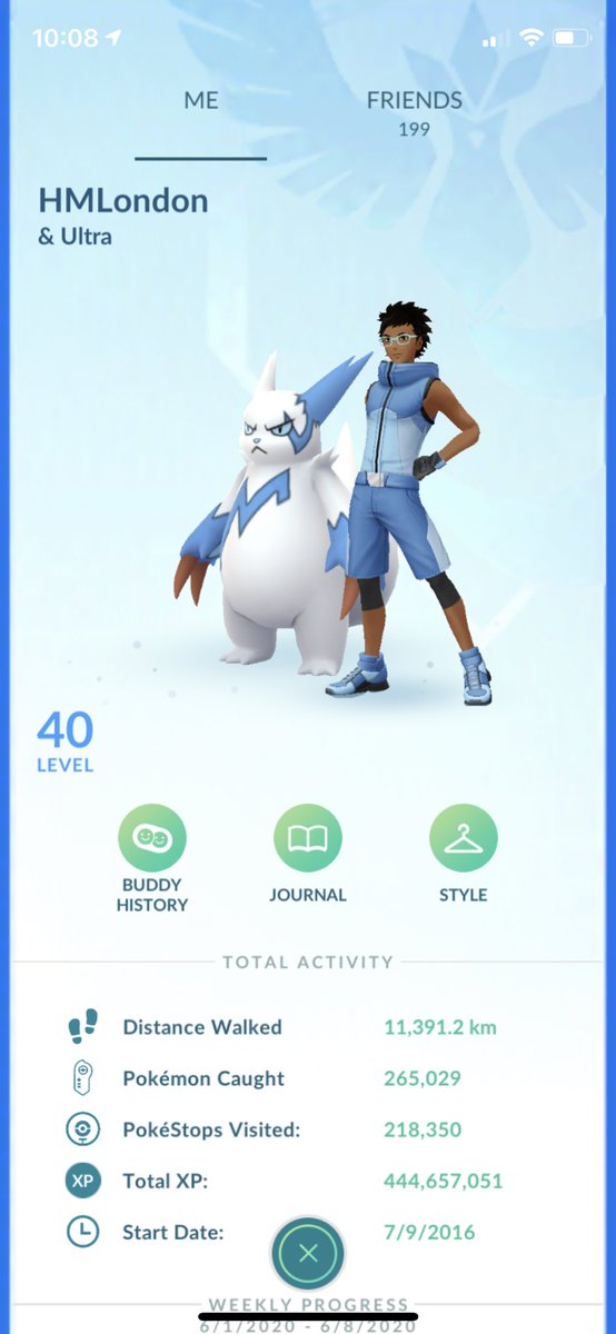 HMLondonPOGO's tweet photo. Finally decided to get Twitter for Pokémon after all of this time!!!! Show me some love guys! #Teammystic #pokemongo #vl40 https://t.co/c6ERrCbvOb