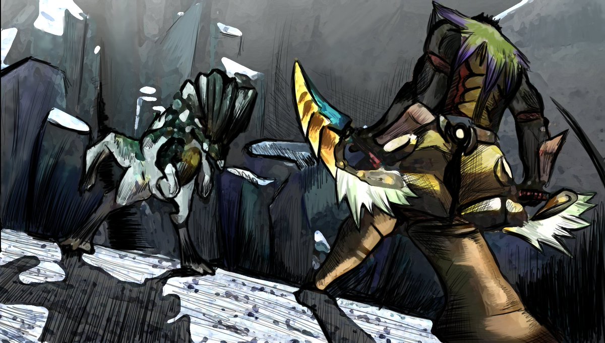 HuntsmanPol's tweet photo. #MonsterHunter #jojosbizarreadventure https://t.co/ZGRCBirSLJ