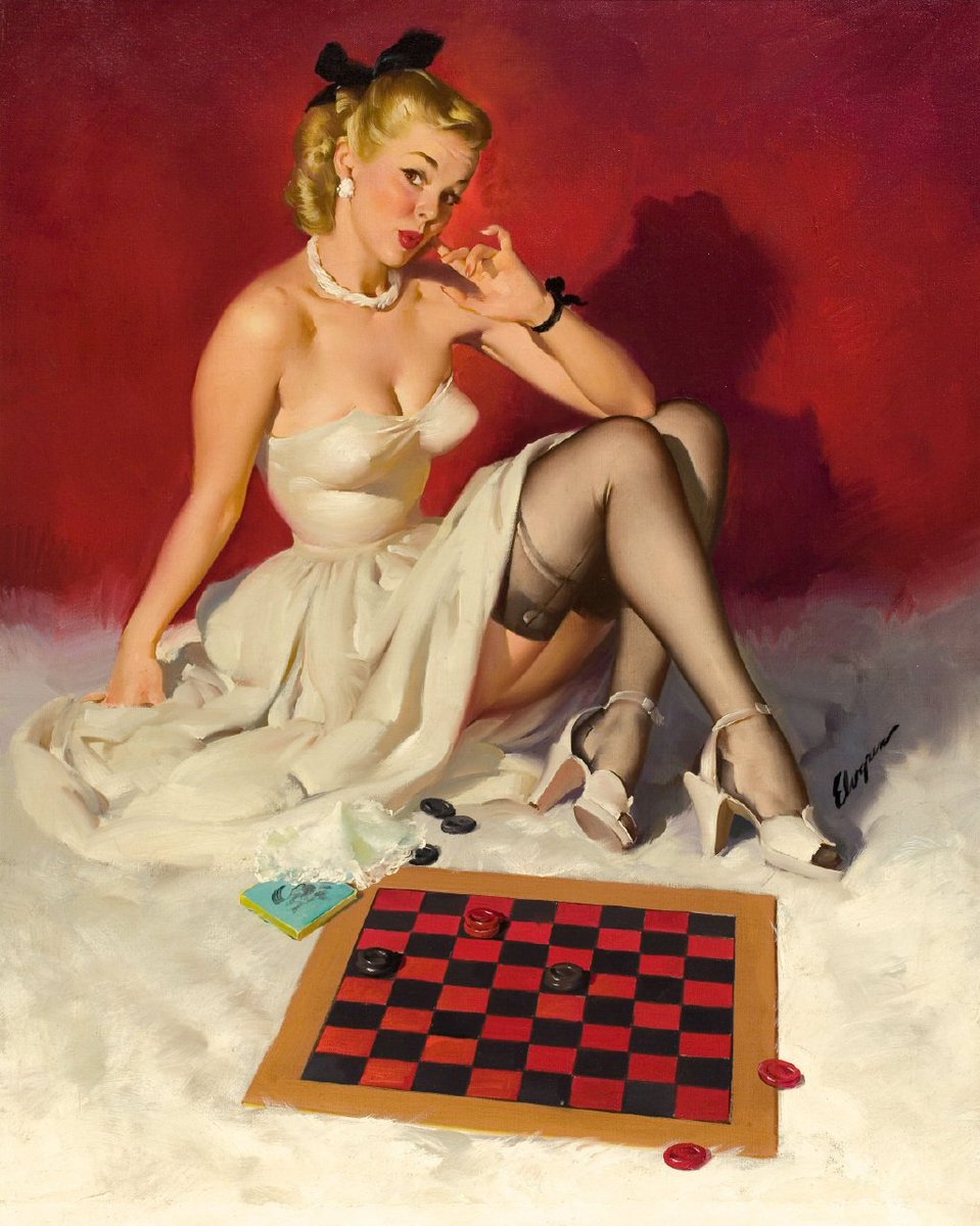 Gillette Elvgren (March 15, 1914 – February 29, 1980) was an American painter of pin-up girls, advertising and illustration.