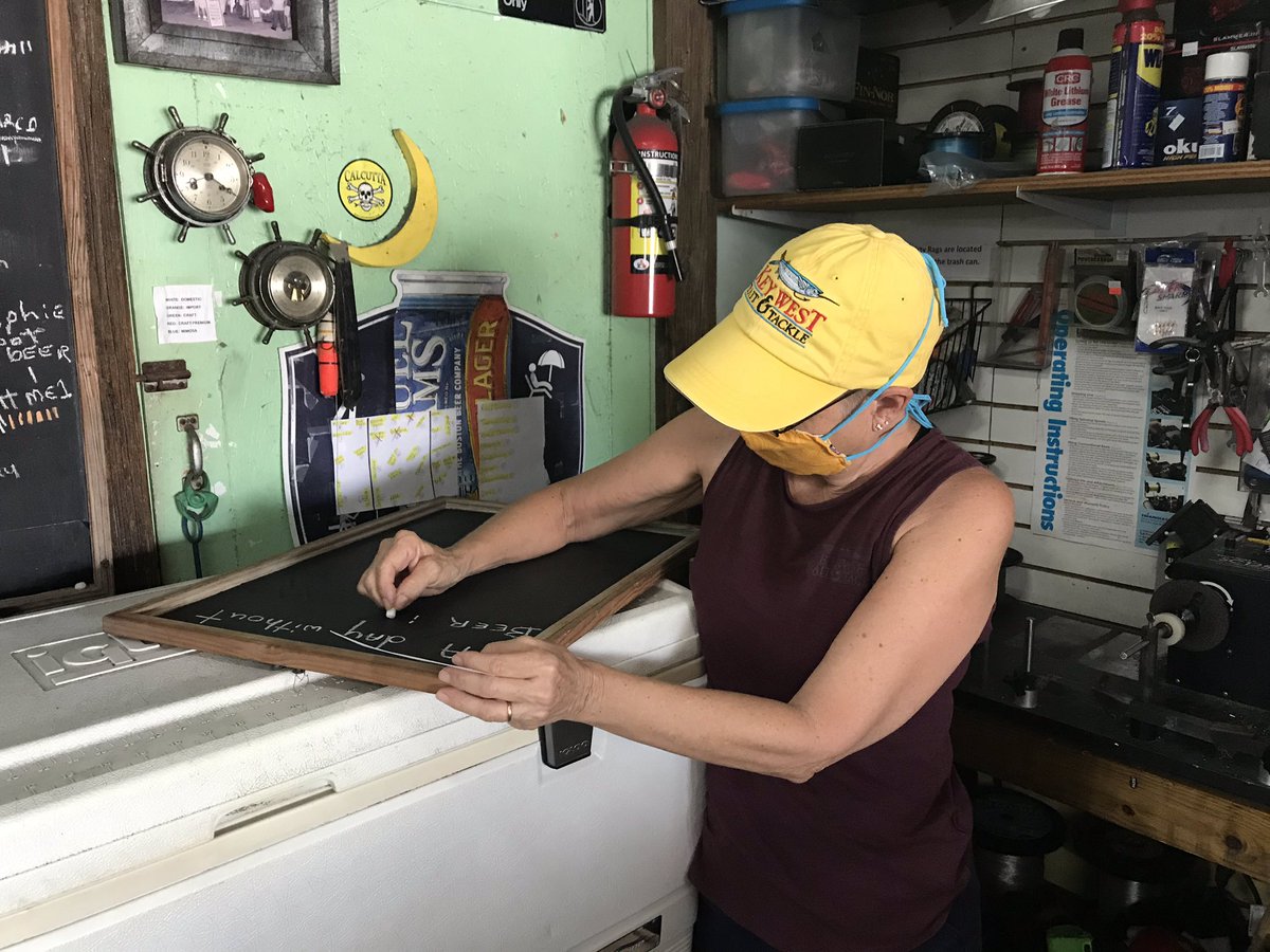 The Live Bait Lounge is Open!!
Stand by for Barbara’s latest chalkboard!