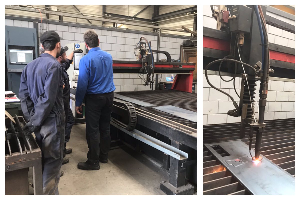 WidenhornPlaat's tweet photo. Voor iedere #snijmachine hebben we een oplossing; van compleet ERP geïntegreerd en automatisch tot eenvoudig instap systeem! Zo kan ook deze autogeensnijmachine met #Burny besturing optimaal draaien met #PROfirst om snel onderdelen voor graafmachines te snijden! https://t.co/5kBAgVnlhz