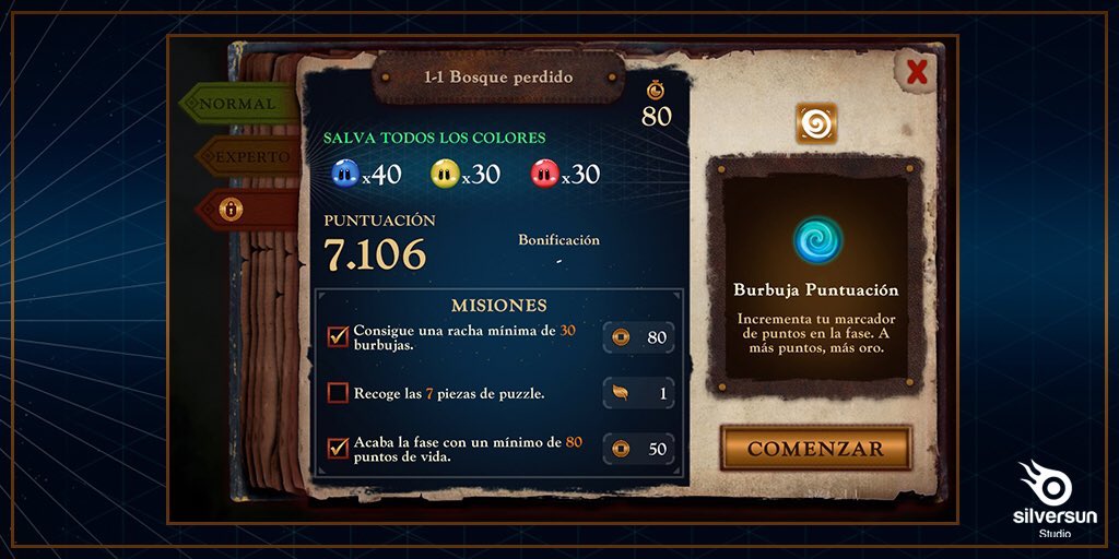 BubbleQuestTKOS's tweet photo. Are you ready to start the missions? In each kingdom you will find different challenges and you must save a specific number of bubbles. If you succeed you will get several benefits.

Can you overcome the challenge? :) #BubbleQuest #SilversunStudio #IndieDev https://t.co/S0eiwH97e0