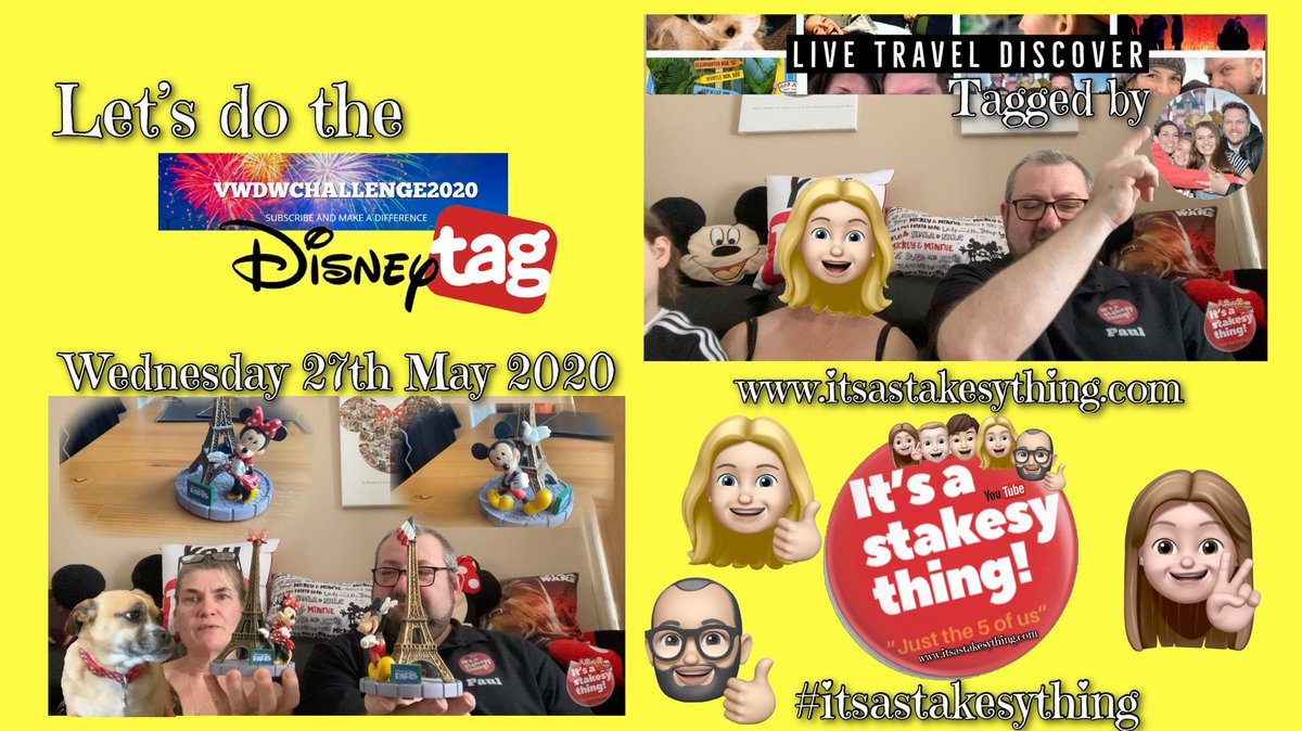 Stakesy3000's tweet photo. Another Tag video now over on YouTube https://t.co/AiP21GXdRe it’s a quick one this time 🤔🤗 #itsastakesything #disneytag #youtube https://t.co/5xOmCVSwh5