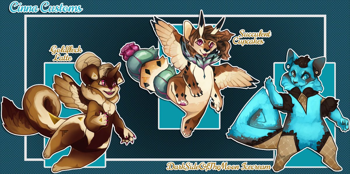 thalliumfire's tweet photo. Cinnacat & Cinnadog Guest Artist Customs by myself! Cinnadogs/Cinnacats Closed Species belong to @feveretro
#cinnadogs #closedspecies #adoptables #commissions #thalldraws https://t.co/fj6fRJ8GIS