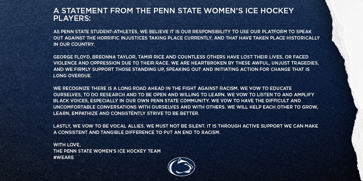 PennStateWHKY's tweet image. #WeAre