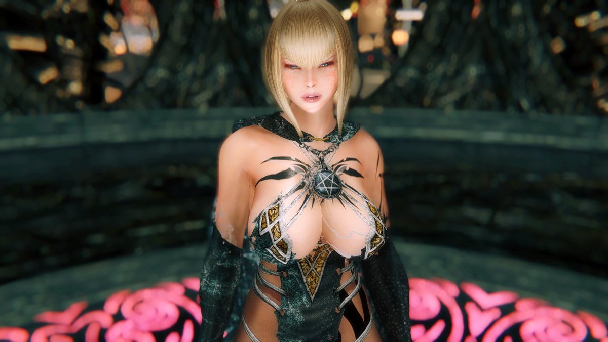 blazingsai's tweet photo. Next up is #Platinum (a leader in the #Dawnguard), #Rhiie (dead necromancer who haunts #Nyleine), #Roshanase (#Niyleen & #Luxari's adopted daughter, former highwayman) & #Ruby (former Champion of #Sheogorath, Champion of #MolagBal, assassin)
#Skyrim #スカイリム #CharacterRoster https://t.co/T5DCBMYniI