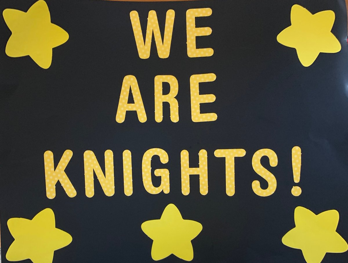 Knights cheerleaders are ready to build a winning tradition 🖤💛 #knights #strongertogether