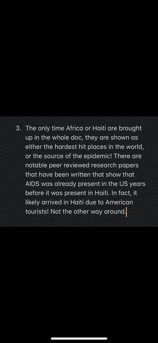 MichaelBrun's tweet photo. As the @Netflix History 101 doc is currently being reviewed and revised by their team, I wanted to share what my issues were with their HIV / AIDS episode. The biggest issues is irresponsible framing in regards to black communities worldwide and the inclusion of misinformation. https://t.co/hHNA28vtie