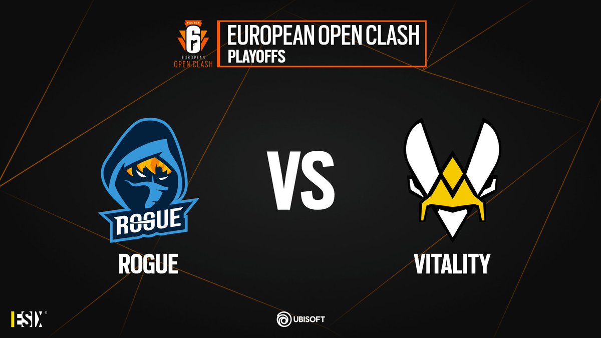 ESIX_FR's tweet photo. La nouveau roster de @Rogue s'apprête à affronter la @TeamVitality ! Quelle équipe remportera ce match ? #R6EUClash 

🎙️ @IRSwish &amp; @FrenchiR6S 
📺 https://t.co/hQOhFthtem https://t.co/dymCz116FB