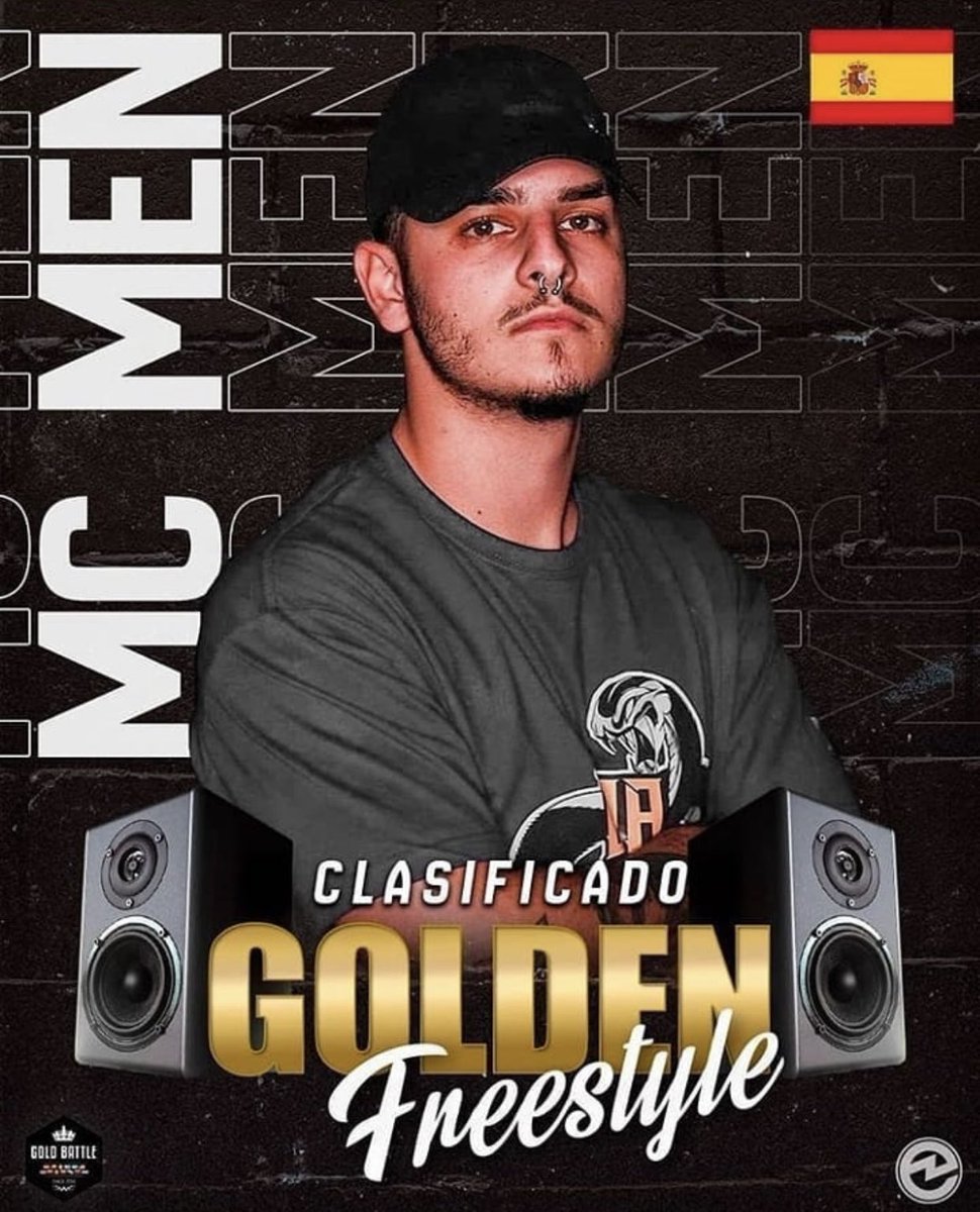 gallitostudios's tweet photo. ¡ES EL HOMBRE!
MC MEN🇪🇦 es uno de los clasificados para el GOLDEN CHALLENGE organizado por GOLD BATTLE🇪🇦🌍
#GoldenFreestyle🇪🇦 https://t.co/k9oFQ00JBe