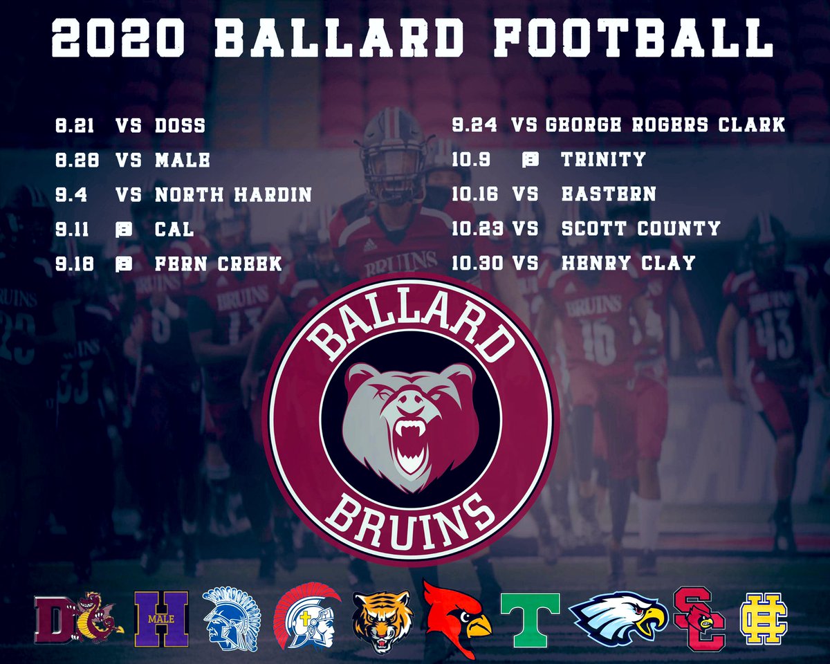 Ballard - 2020 Schedule - KY Football (High School) - Bluegrasspreps