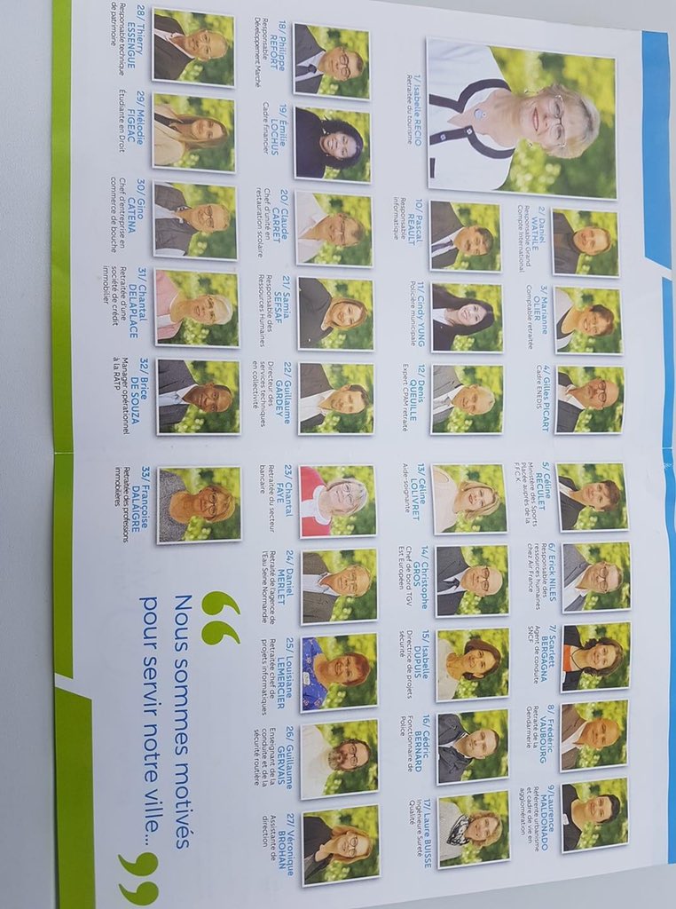 SouzaBrice's tweet photo. VAIRES-SUR-MARNE :Nous sommes une équipe motivée, rajeunie, diversifiée pour servir notre belle ville de Vaires sur Marne dans l'intérêt général. 
Votez ou faites voter Vivre Vaires ( Isabelle RECIO) le 28 juin prochain.@vpecresse https://t.co/sCPhDer8lE