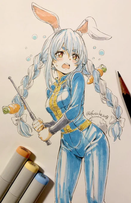 初戦闘のアイツ「カサ…カサカサ……」 #ぺこらーと 