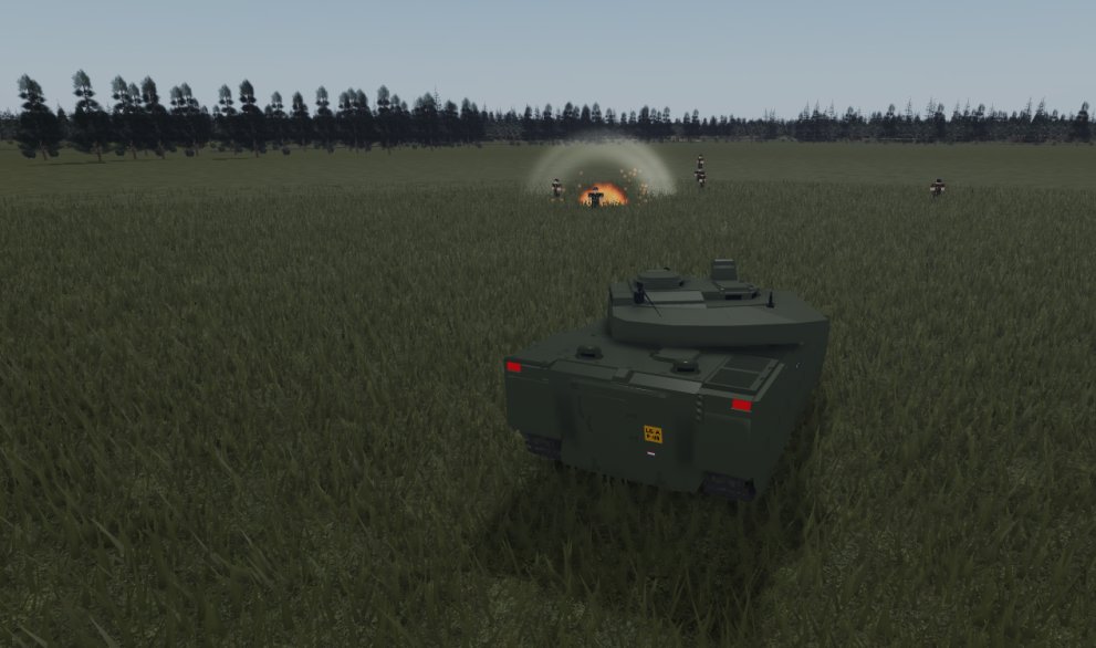 43brigade's tweet photo. Today's training with the new CV90. Everyone was very impressed with it.  Credits to @xanderdog3 For the pics. https://t.co/gHVE1sAd0v