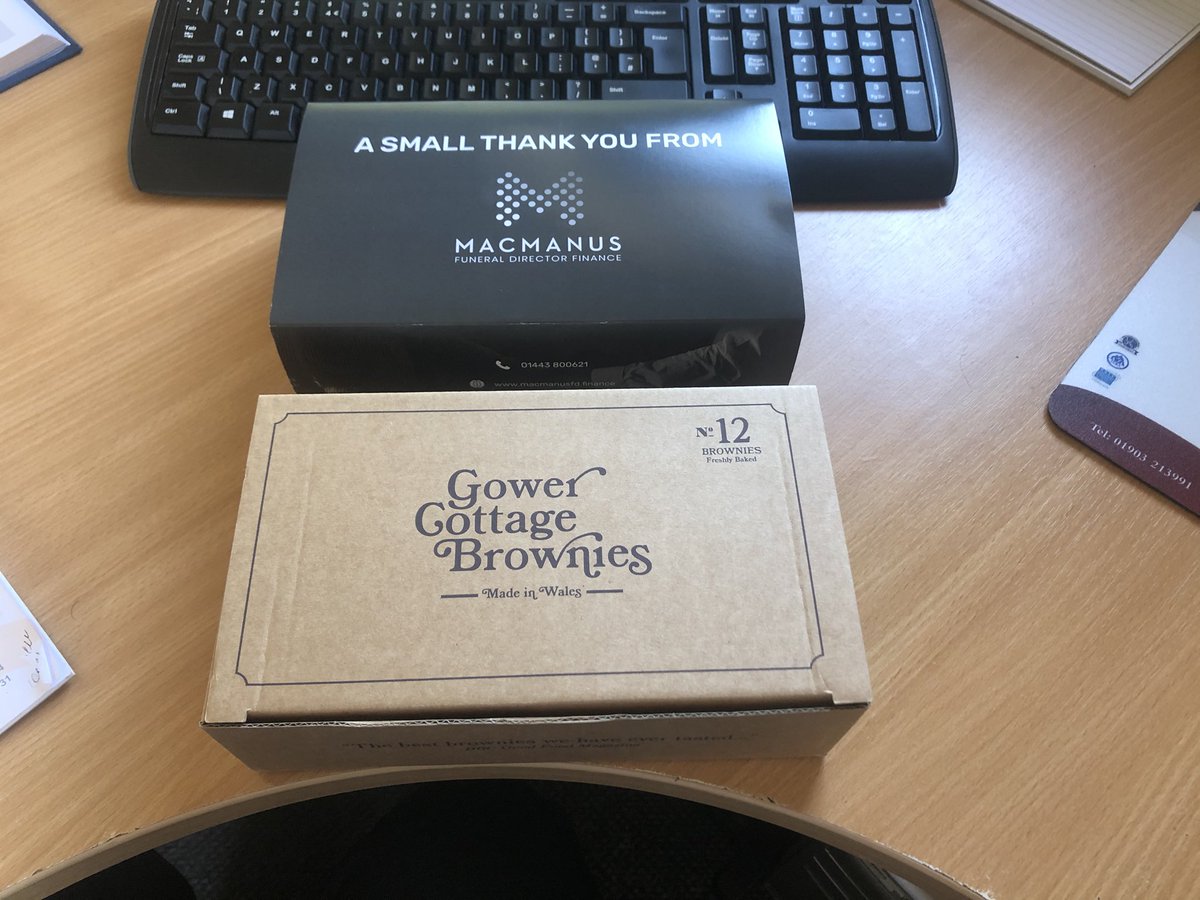 PeterEvansFD's tweet photo. Thanks @HearseFinance for the @gowercottage brownies. They were delicious “Best brownies ever” according to the kids! https://t.co/sEiXqDJPX8