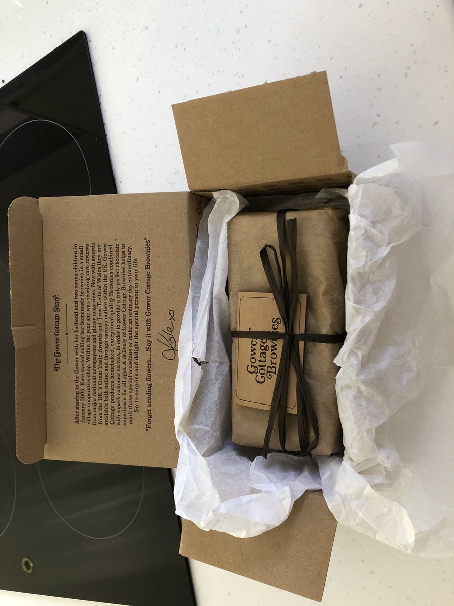 PeterEvansFD's tweet photo. Thanks @HearseFinance for the @gowercottage brownies. They were delicious “Best brownies ever” according to the kids! https://t.co/sEiXqDJPX8
