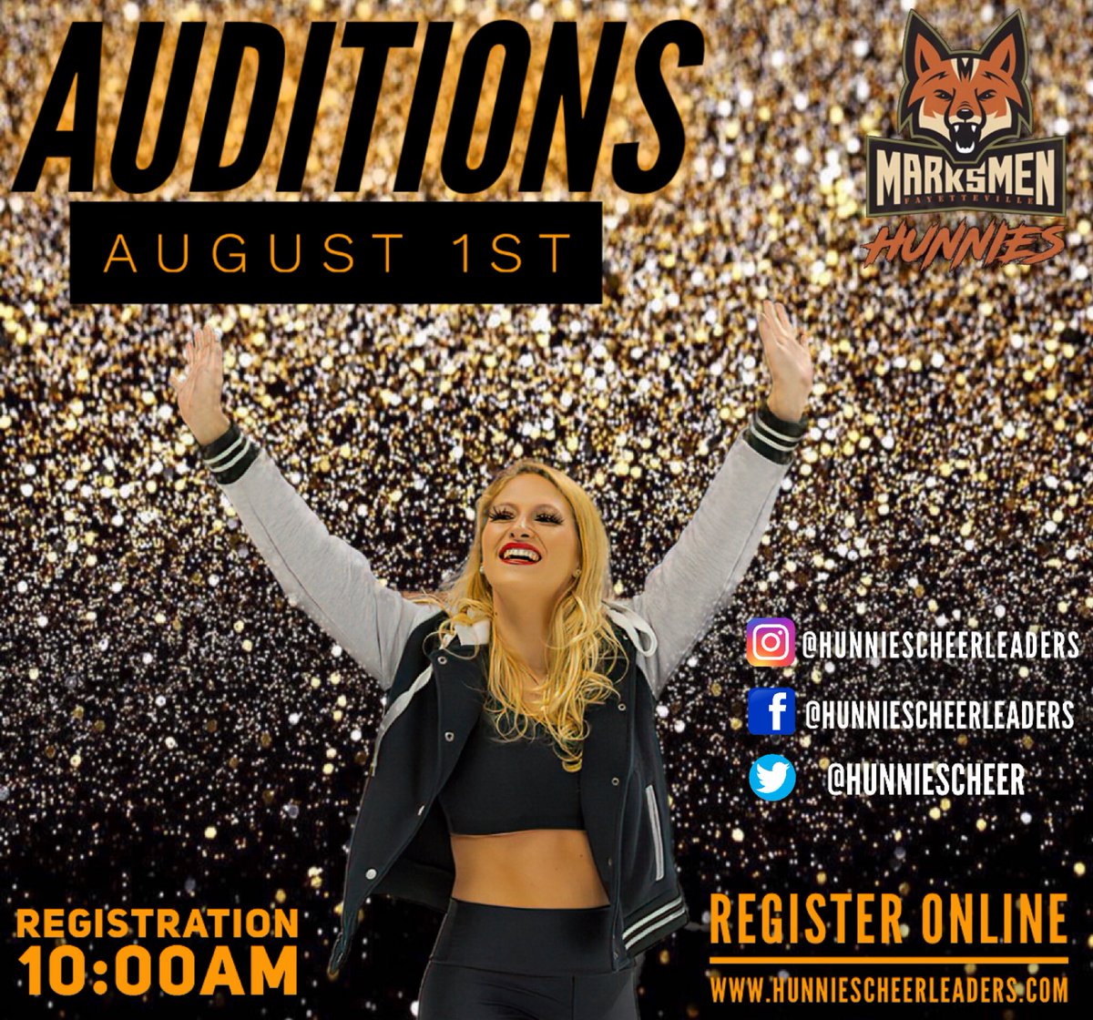 HunniesCheer's tweet photo. We are excited to announce our 2020 Auditions!
Registration can be found online at https://t.co/53V7qU8KYM
#auditions #MarksmenHunnies #hockey #HunniesCheerleaders #prodance #icegirls #hockeycheerleaders #prepclasses #tryouts #proteam #NC #NCdance #NCcheer #audition #procheer https://t.co/FLivCmilP4