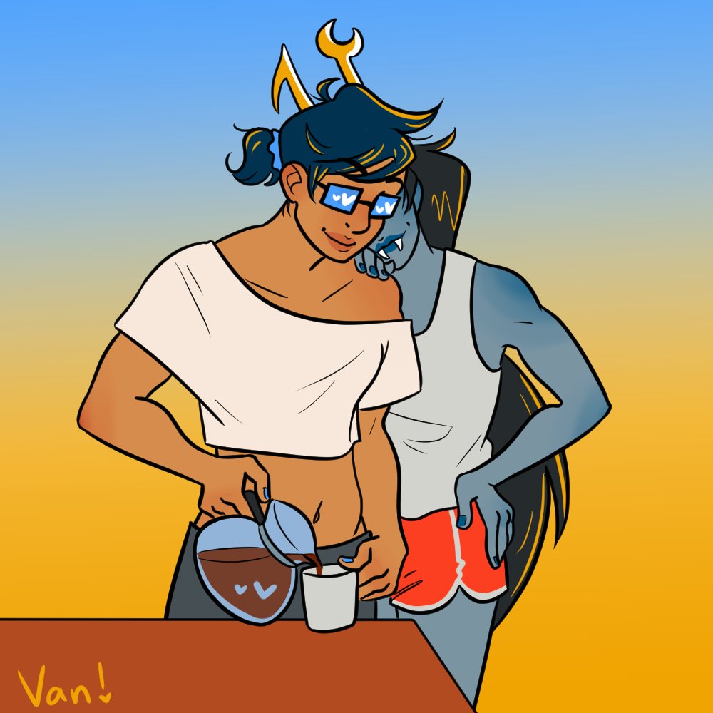 fstkind's tweet photo. BATCH TWO of dailyvriskas-- few matchups, some more Obviously Shippy than others (red one is a kidswap/bloodswap)
#Homestuck #vriskaserket #roselalonde #juneegbert #solluxcaptor #kanayamaryam #junevris #vriskan https://t.co/nGd6oN7NeK