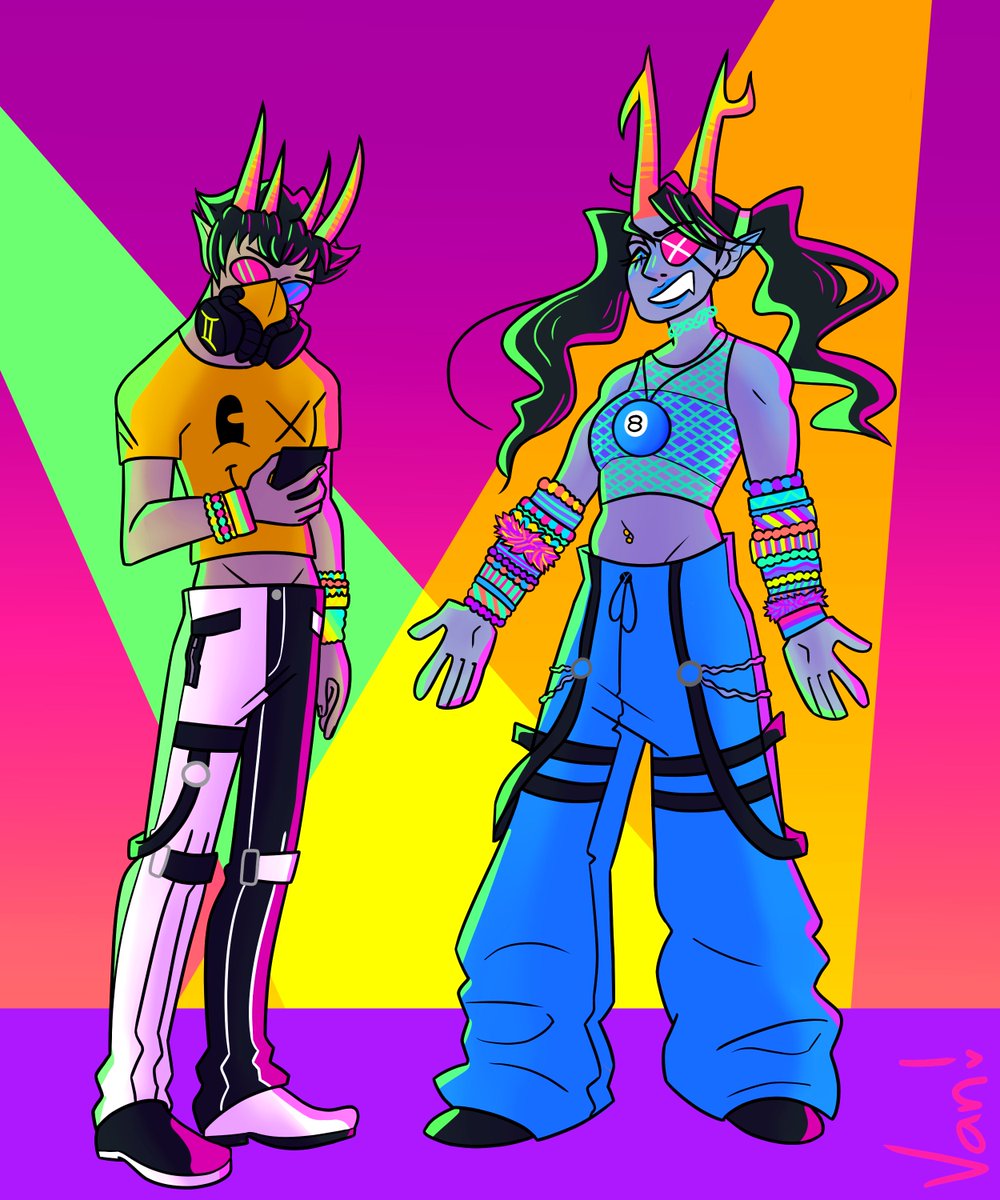 fstkind's tweet photo. BATCH TWO of dailyvriskas-- few matchups, some more Obviously Shippy than others (red one is a kidswap/bloodswap)
#Homestuck #vriskaserket #roselalonde #juneegbert #solluxcaptor #kanayamaryam #junevris #vriskan https://t.co/nGd6oN7NeK