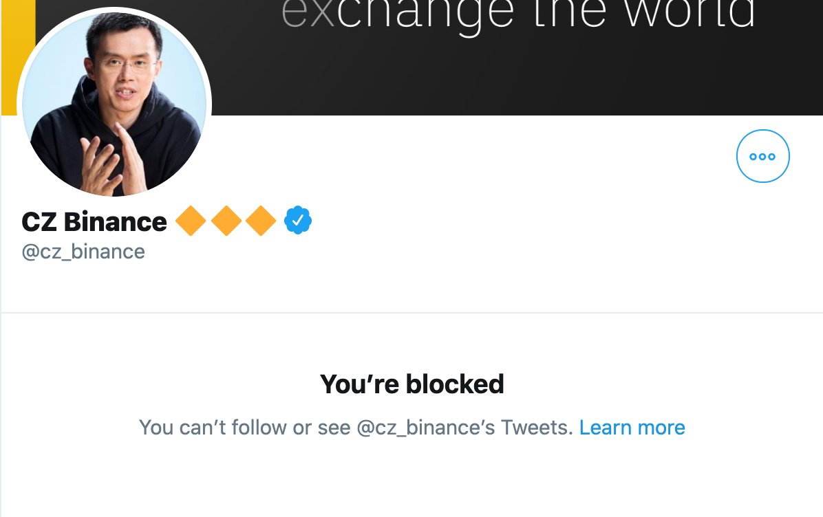 montymetzger's tweet image. CZ blocked me, that's why I'm posting a public reply here.