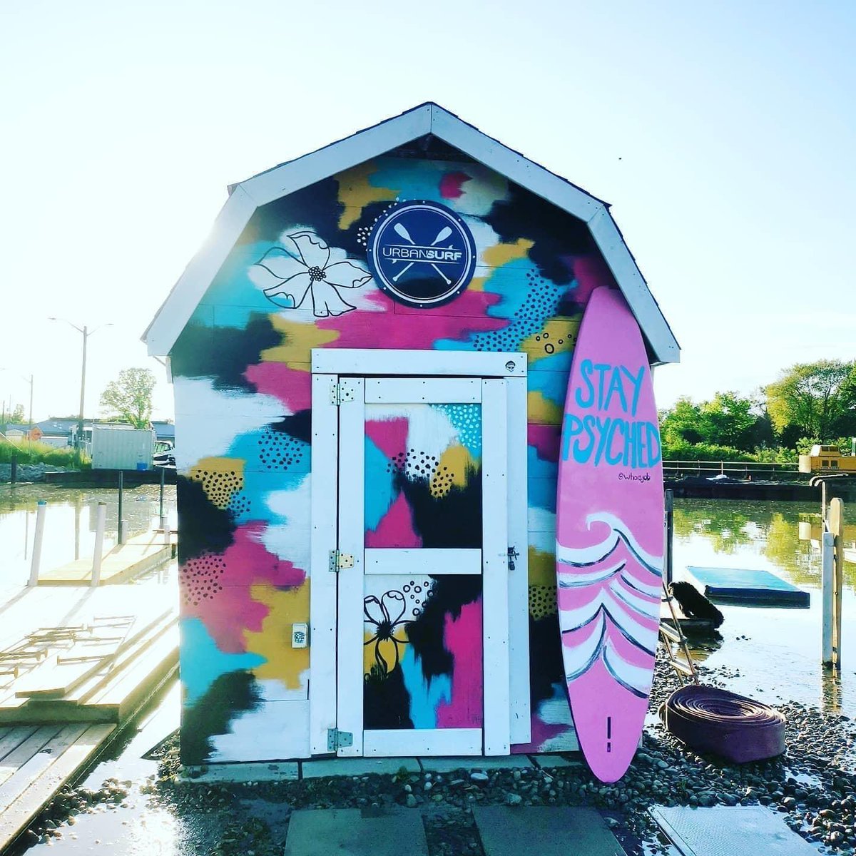 One of my favs <a href="/urbansurfco/">UrbanSurfCo</a> is OPEN for business for those of you jones’n to soak up the sun! These peeps have great vibes &amp; will getcha hooked on SUPing! 
Make sure you book early!🤘🏼🏄🏻‍♀️ #urbansurfco #localbusiness #soakupthesun #weekendwarriors #sup