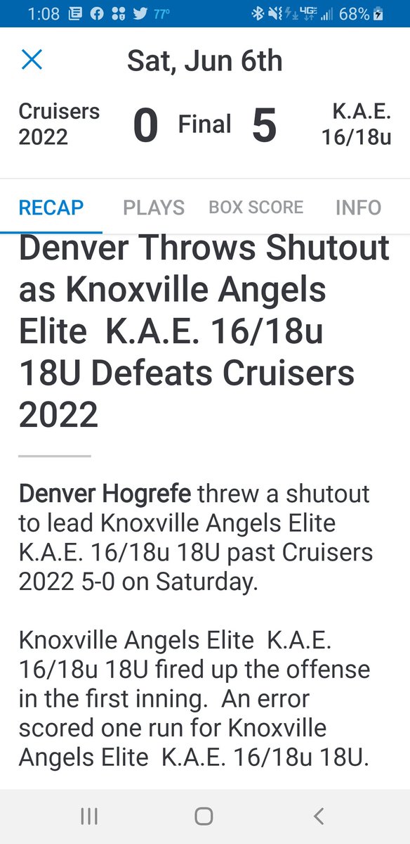 KnoxvilleAngels's tweet photo. Game highlights https://t.co/Caj2Y4r4jD