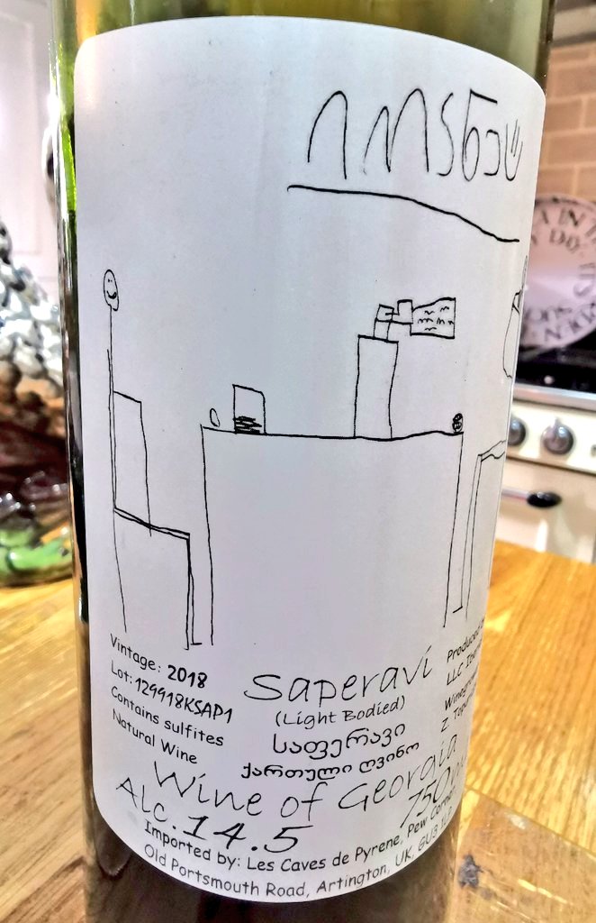 🍾🍷PIETROVINI🍷🍾 (@pietrosd) on Twitter photo #yearofwine2020
Georgian "Saperavi🍇"
Natural Wine 2018
Sour cherry, stewed damson plums, silky soft, Raspberry finish 🍷
@WineMan147 <a href="/JamesHubbard113/">James Hubbard</a> <a href="/AustWineTasting/">Aussie Wine Tasting</a> <a href="/OllieOZwineUK/">Ollie</a> <a href="/RichLJames/">Richard James DipWSET</a> <a href="/timmilford/">Tim Milford</a> <a href="/JeremyPalmer7/">morgenmuffel</a>
<a href="/jimofayr/">jim dunlop</a> @Oberreimer <a href="/Liam3494/">Liam Mycroft</a> <a href="/groutie60/">Tony O'Brien</a> <a href="/ArdenPaul4/">Paul Courtney</a> #yearofwine2020
Georgian "Saperavi🍇"
Natural Wine 2018
Sour cherry, stewed damson plums, silky soft, Raspberry finish 🍷
@WineMan147 <a href="/JamesHubbard113/">James Hubbard</a> <a href="/AustWineTasting/">Aussie Wine Tasting</a> <a href="/OllieOZwineUK/">Ollie</a> <a href="/RichLJames/">Richard James DipWSET</a> <a href="/timmilford/">Tim Milford</a> <a href="/JeremyPalmer7/">morgenmuffel</a>
<a href="/jimofayr/">jim dunlop</a> @Oberreimer <a href="/Liam3494/">Liam Mycroft</a> <a href="/groutie60/">Tony O'Brien</a> <a href="/ArdenPaul4/">Paul Courtney</a>