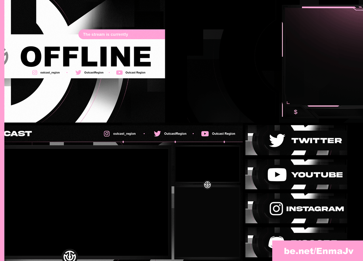Stream package for <a href="/OutcastRegion/">Outcast</a> 

All support is very appreciated❤️

Full project: behance.net/gallery/983948…