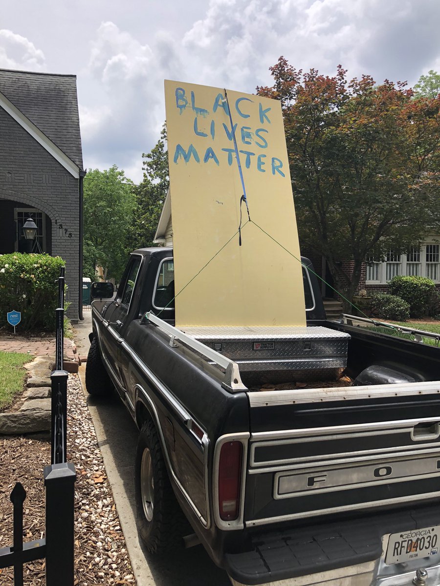 JebButler3's tweet image. When you find a protest outside your door.  #blacklivesmatter