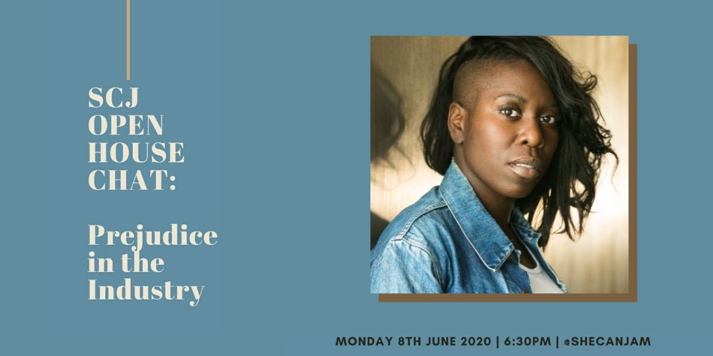 SHEMusicGlobal's tweet photo. Following the current events, @shecanjam will be hosting an Instagram Live discussing prejudice in the entertainment industry with our founder @KeisherDownie 

Join us on Monday 8th June at 6.30pm on She Can Jam's Instagram page: https://t.co/4bsn56lfx0

#music #prejudice https://t.co/PKqNhqI7BS