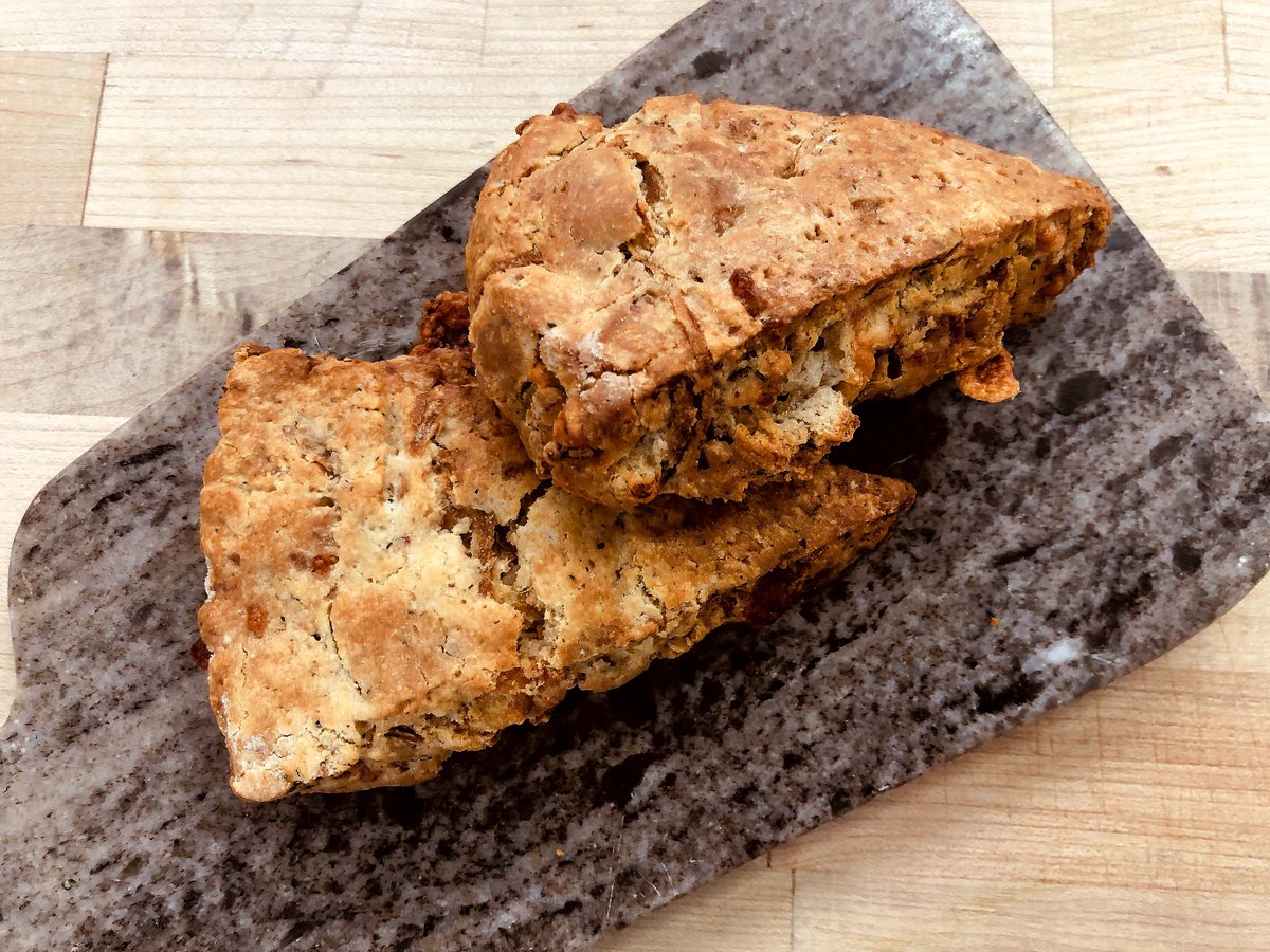 **New Mariposa In Your Belly Alert**We brought back our Savory Scone recipe from 5 years ago to make it again during the pandemic as comfort food for your mornings. This scone is full of flavor and a perfect little meal. #MariposaStrong #MariposaFaithful #GlutenFreeK  #Oakland