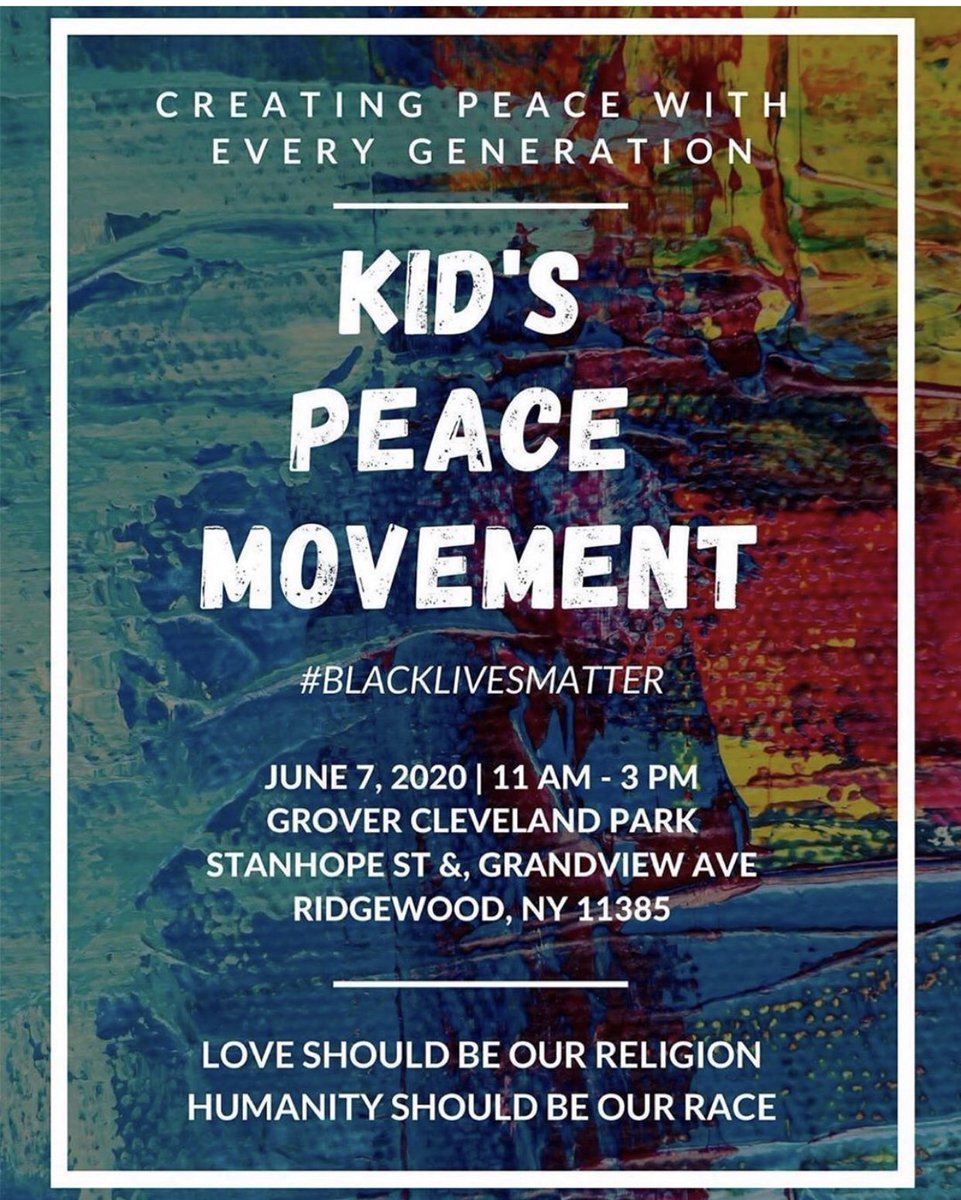 ALivingNY's tweet photo. Creating peace with every generation @Bushwick/Ridgewood this Sunday 6/7/2020 https://t.co/elHY3tyhfD
