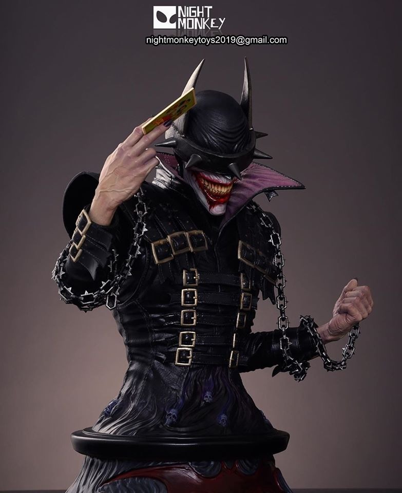 mimundofrikinow's tweet photo. #TheBatmanWhoLaughs tendrá un busto de #PrimeStudio customizado por #NightMonkeyToys. https://t.co/2KpAnkphEC