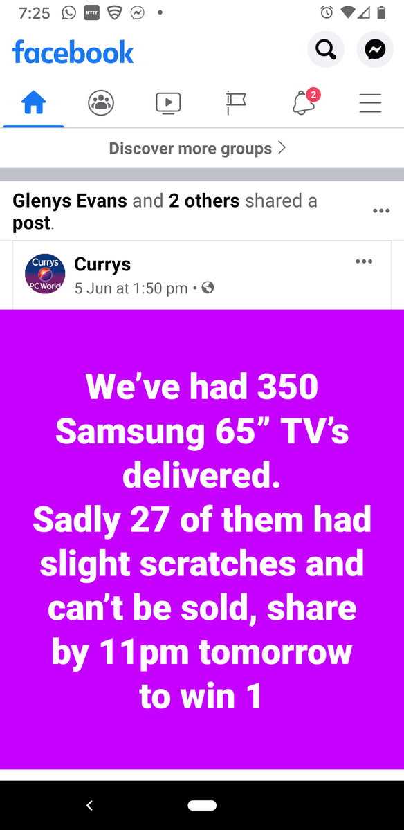 DFragglet's tweet photo. @curryspcworld is this Facebook page and offer genuine? https://t.co/bOaapxixiN