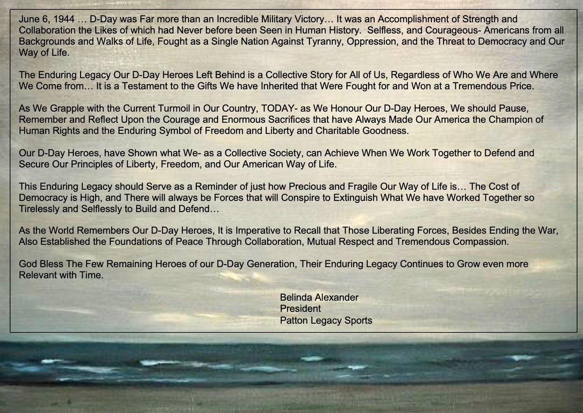 PLegacySports's tweet photo. Message from #PattonLegacySports President, @Bsafestrategies https://t.co/VM8QQnx7oz