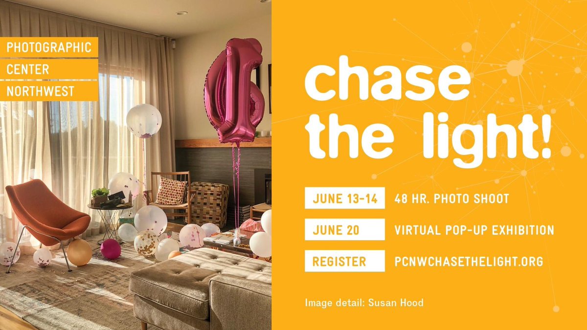 fotokonbit's tweet photo. Registration is now open for PCNW’s 2020 summer fundraiser: Chase The Light! Join participants across the globe in 48 hours of image-making worldwide. https://t.co/6YAG2ijLXn 
#chasethelight2020 #photographiccenternw #pcnwCHASETHELIGHT #fotokonbit https://t.co/QDAmKKsyzL