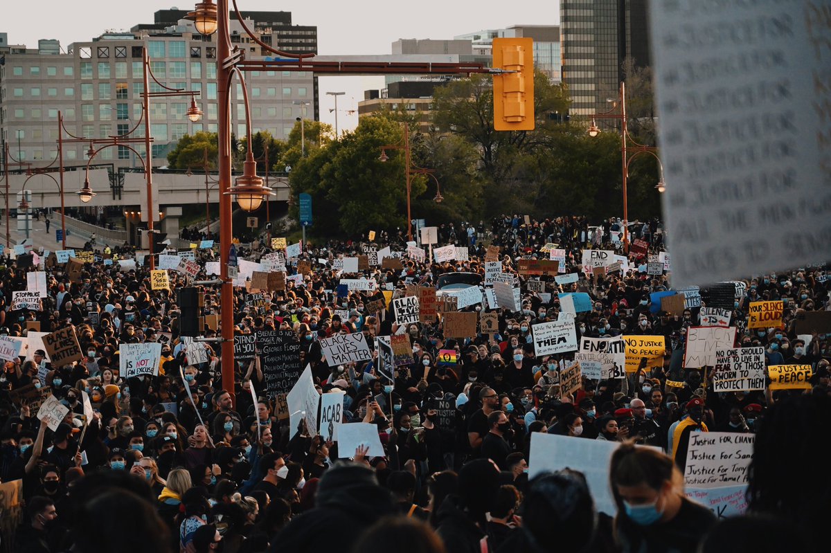 averymartin44's tweet photo. WINNIPEG. SHOWED. THE. FUCK. UP. #JUSTICE4BLACKLIVESWINNIPEG https://t.co/0K4izi39wB