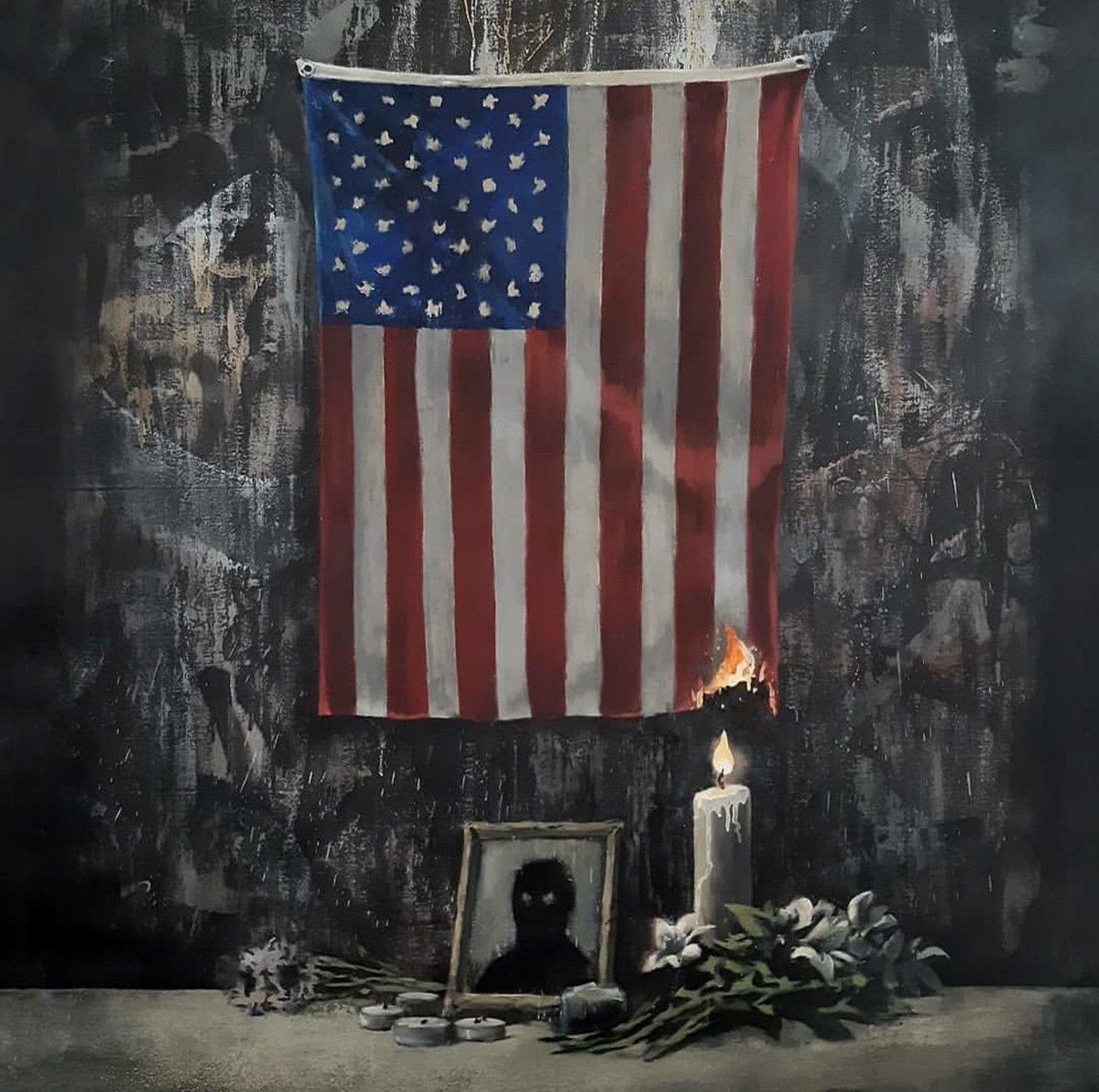 Banksy responding to George Floyd’s death: “At first I thought I should just shut up and listen to black people about this issue. But why would I do that? It’s not their problem. It’s mine.”