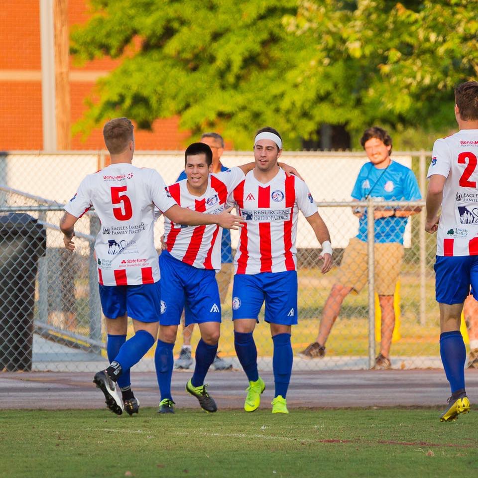 NPSLSoccer's tweet photo. .@MyCujoo #NPSL Classic sets up @Ga_Revolution and @gvlfc matchup

Story: https://t.co/ab2bbhO6PA

Photo credit: Matt Laczko https://t.co/BkxDLXdh9y