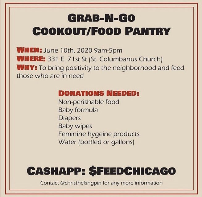 TheOmysband's tweet photo. Today we collected over 1.3k for @bailproject and additional funds for #feedchicago during our IG DJ set. Thanks to everyone who tuned in and donated!!! Keep supporting!!! #blacklivesmatter https://t.co/DqLohZoX0x