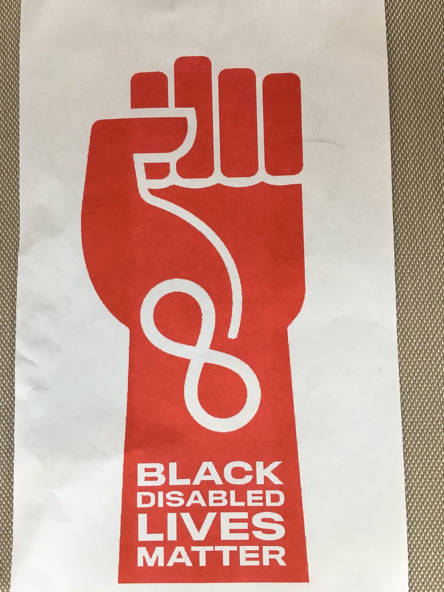 DayAlMohamed's tweet photo. Black people with disabilities are at extreme risk for police violence. Many proposed plans do not address our community and steps for de-escalation that take into account the need for reasonable accommodations under the ADA. #BlackDisabledLivesMatter #blmdc https://t.co/ijtU9QzUHt