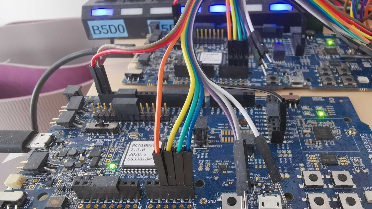 The @OpenWSN protocol stack has ported on one of the most popular @nordic chip #nrf52840! Want to develop new IoT applications on top?  Don't hesitate to check out at openwsn.org!