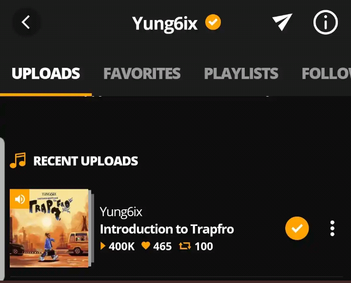 iam6co's tweet photo. Pls stream @Yung6ix album
#TrapFro 
Let show love guys🙏🏿 https://t.co/jB1aqc8vuy