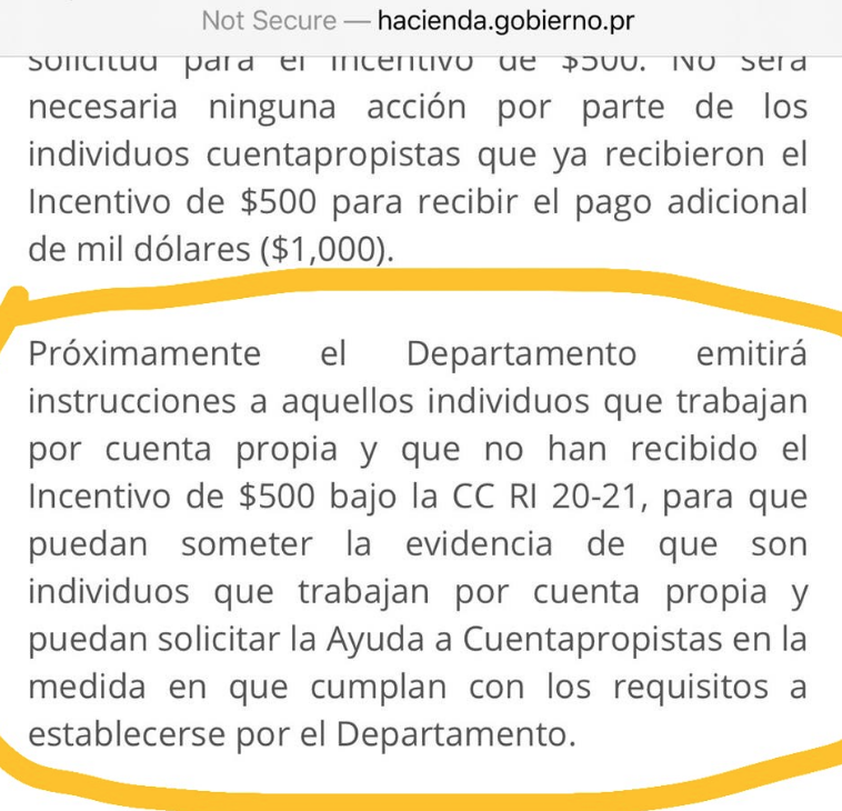 sdc118's tweet photo. Para cuando ? Ni los $500 ni los $1000 @SecHacienda @DptoHacienda https://t.co/ZDxvtAKmaR