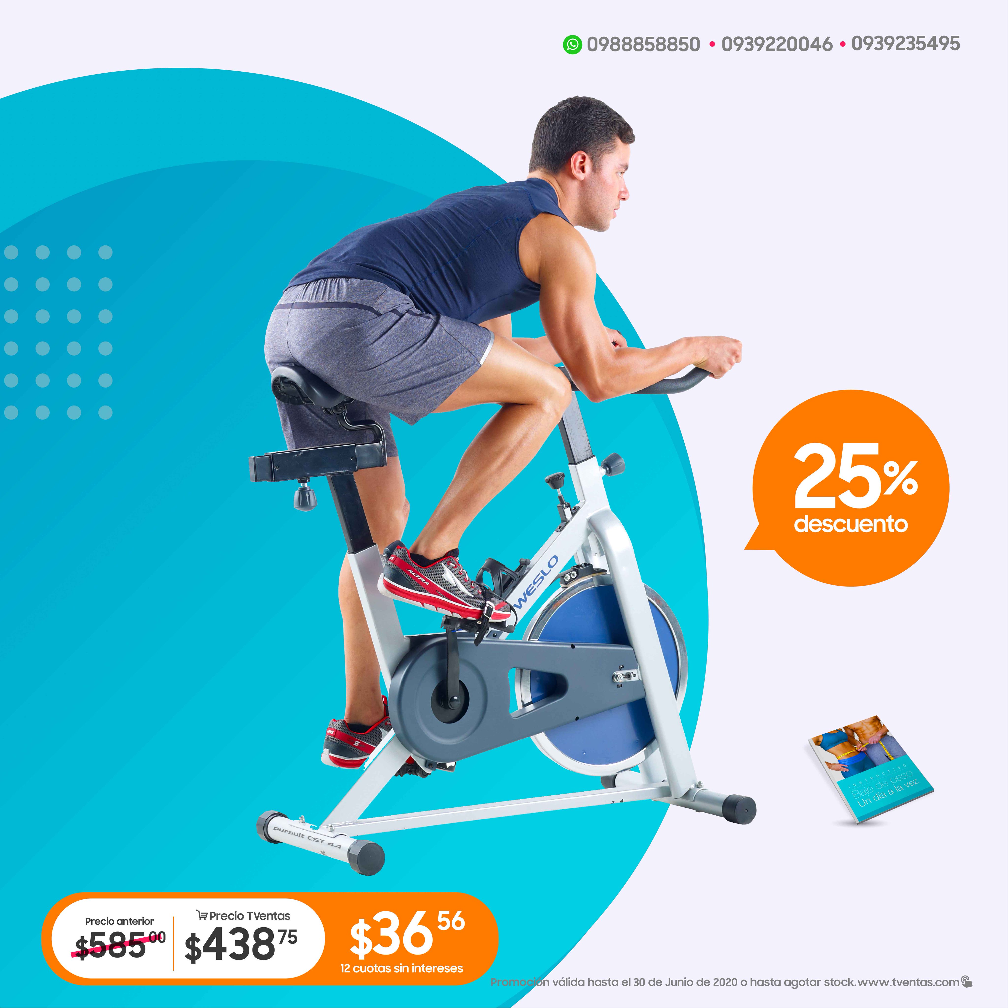 Bicicleta estática weslo pursuit cst 4.4 new arrivals