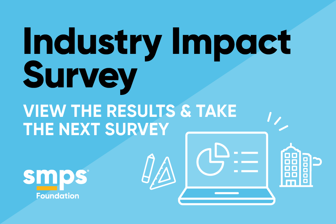 SMPSHQ's tweet photo. Have you shared how the coronavirus pandemic has affected your #AEC marketing &amp; BD work? Help us gauge the impact by participating every two weeks: https://t.co/KJjIadRuaB #SMPSIndustryImpact #lead the charge @SMPSFound @BDCNetwork https://t.co/VCGqtLexnD