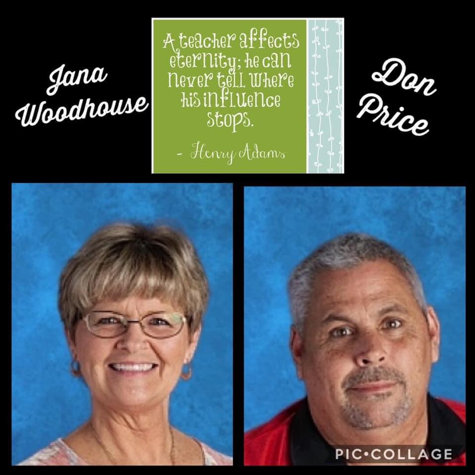 Congratulations to these two amazing educators on closing their chapter of teaching! What a lasting legacy you both left! 💚Thank you for your dedication, heart and passion! Happy Retirement, Mrs. Jana Woodhouse &amp; Mr. Don Price!! We couldn’t be happier for you!! <a href="/hachienorthside/">Northside Elementary</a>