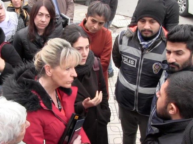 M_AndersonSF's tweet photo. HDP MP Leyla Güven has been arrested again along with 2 other MPs.  All 3 have been expelled from office, lifting their parliamentary immunity &amp; all 3were charged

SF has stood up for &amp; stood by the Kurdish ppl

LONG LIVE INTERNATIONAL SOLIDARITY

STAND UP FOR THE KURDISH PEOPLE https://t.co/XljJ7cZMLS