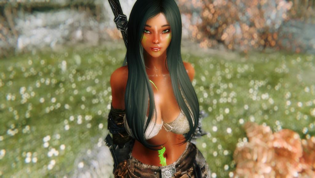 blazingsai's tweet photo. Here's #Sai (the original model/avatar/showcaser in my #CharacterRoster turned mercenary & girlfriend of #Madina), #Samir (#Maki's sister & Champion of #Malacath) & #Sevetia in her pre and post Champion of #MolagBal versions (She's no longer his Champion)
#Skyrim #スカイリム https://t.co/4dODWy4x2L