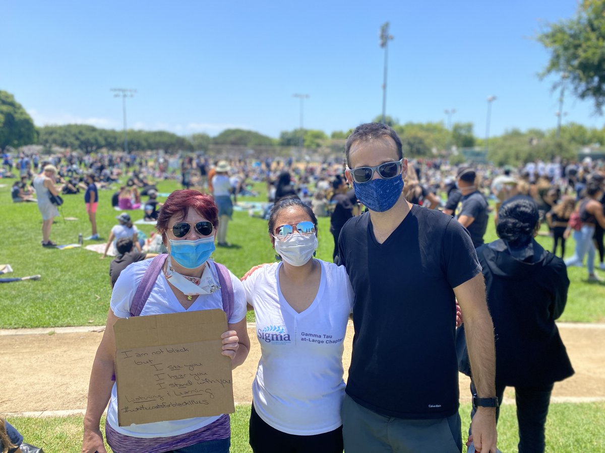 GTALofSigma's tweet photo. #ShoutoutSaturday to all the people out here in body and spirit, rallying peacefully #GTALFam #GTALofSigma #GTALPride #GTALStrong #SigmaNursing #WhiteCoatsForBlackLives https://t.co/R38UmXIq8L
